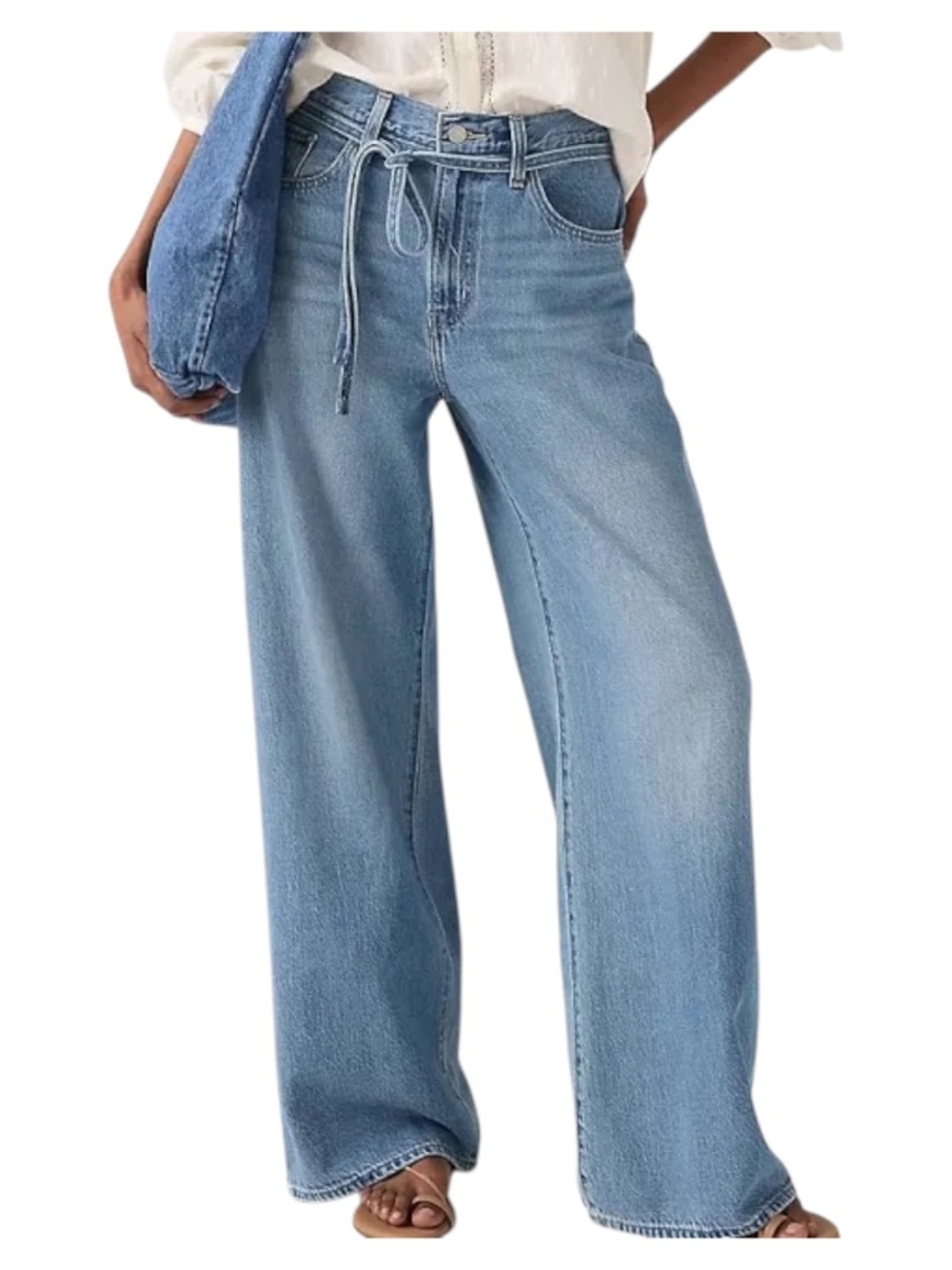 LEVI'S XL Straight Jeans. 28x31 w/Self Belt. Classy. Beautiful Drape & Style NWT